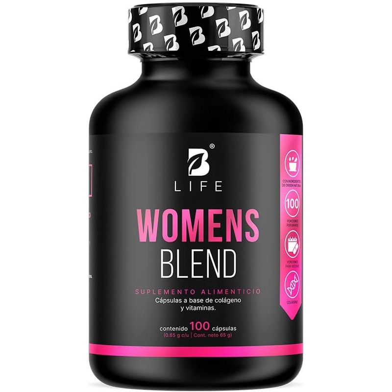 B Life Multivitamínico para Mujer con Biotina y Colágeno 100