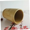 Tofficu 1pc Bamboo Pen Holder Creative Carving Design for Desk