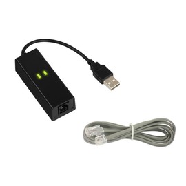 KALEA-INFORMATIQUE Fax Adapter Modem 56K to USB Port with RJ11 Female CONEXANT Chipset