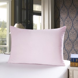 townssilk Both Side 100% 19mm Silk Pillowcase King Size Pillow Case Cover with Hidden Zipper Rosepink