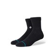 Stance ICON QUARTER Men's Socks, BLACK (01000)