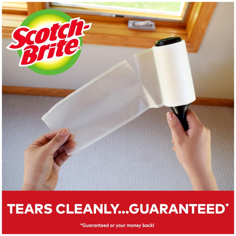 Scotch-Brite Mini Lint Roller, 24 Rollers, 30 Sheets Per Roller,