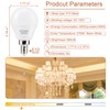 comzler A15 LED Bulbs 60W Equivalent, Warm White 2700K,E12 Small