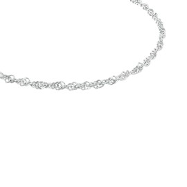 Amor Anklet 925 Sterling Silver Women's Summer Jewellery 25 cm Silver Comes in Jewellery Gift Box, 25, Precious metal, No Gemstone