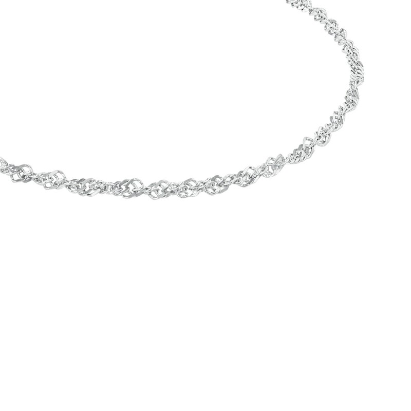 Amor Anklet 925 Sterling Silver Women's Summer Jewellery 25 cm