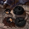 Velaze Cast Iron Teapot Set,Japanese Teapot Heat Preservation with Trivet,Stainless