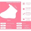 100 Pzs Guantes Bolsa Para Pies Desechables Impermeables