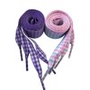Goodlace 2 Pair 1 Inch Wide Ribbon Shoelaces Fabric Nylon