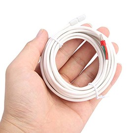 Floor Temperature Sensor Probe, Underfloor Heating Thermostat Cable, 3 Meters Underfloor Heating Thermostat Accessory Floor Temperature Cable