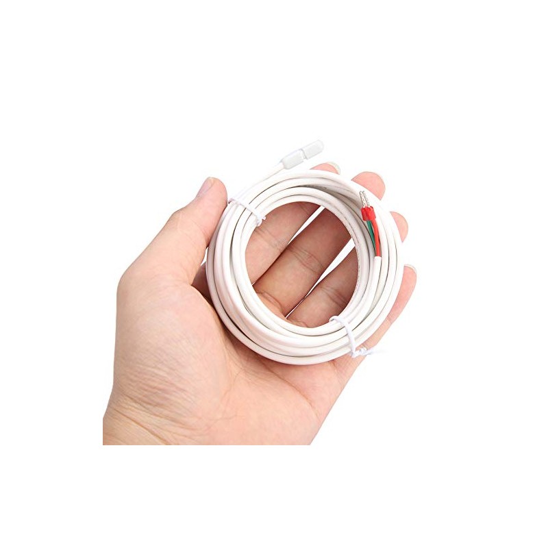 Floor Temperature Sensor Probe, Underfloor Heating Thermostat Cable, 3 Meters