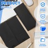 Henoyso 50 Pcs Black 4 x 9 Inch Mini Presentation