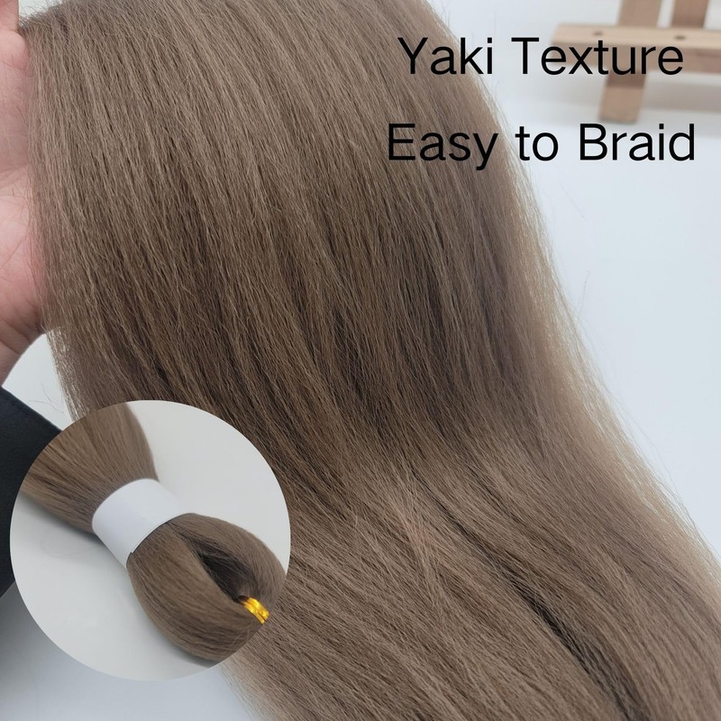 Chestnut Brown Braiding Hair Pre stretched Braiding Hair Extensions