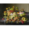 Abundant Fruit by Severin Roesen Accent Tile Mural Kitchen Bathroom