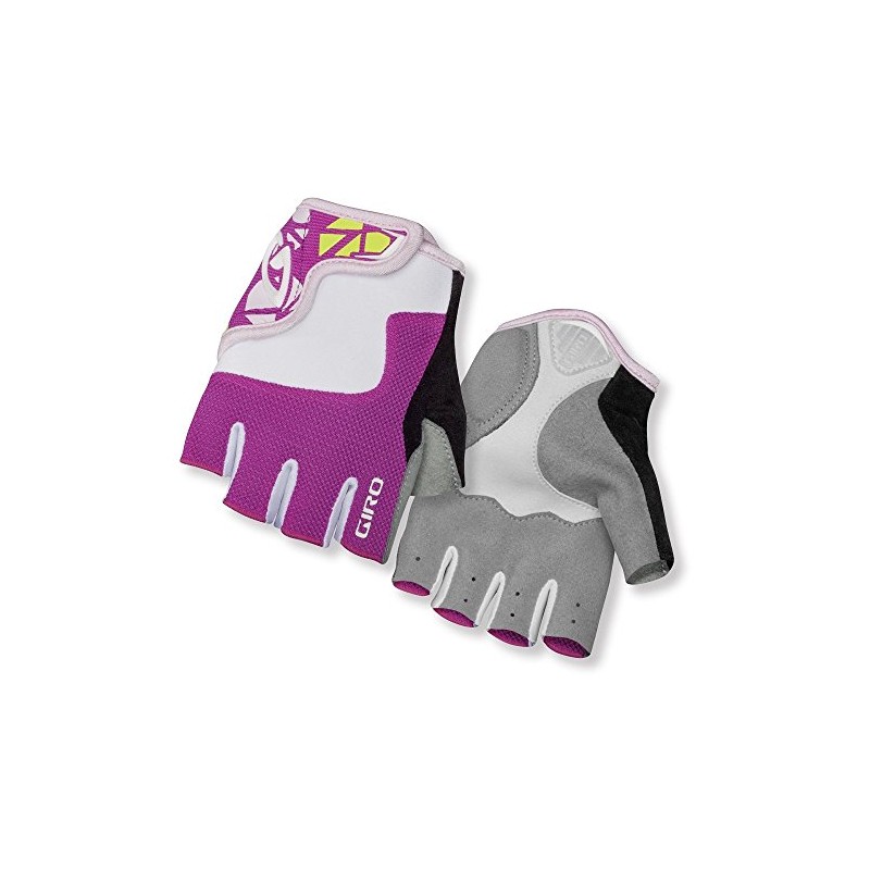 Giro Youth Bravo Junior Gloves, Pink/White, Large