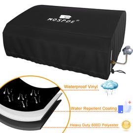 MOSPDE 17 Inch Griddle Cover for Blackstone 1814 17 inch Grill Tabletop Griddle with Hood Lid, Fits Blackstone 17" Grill Griddle with Grill Cover 600D Heavy Duty Water-Resistant