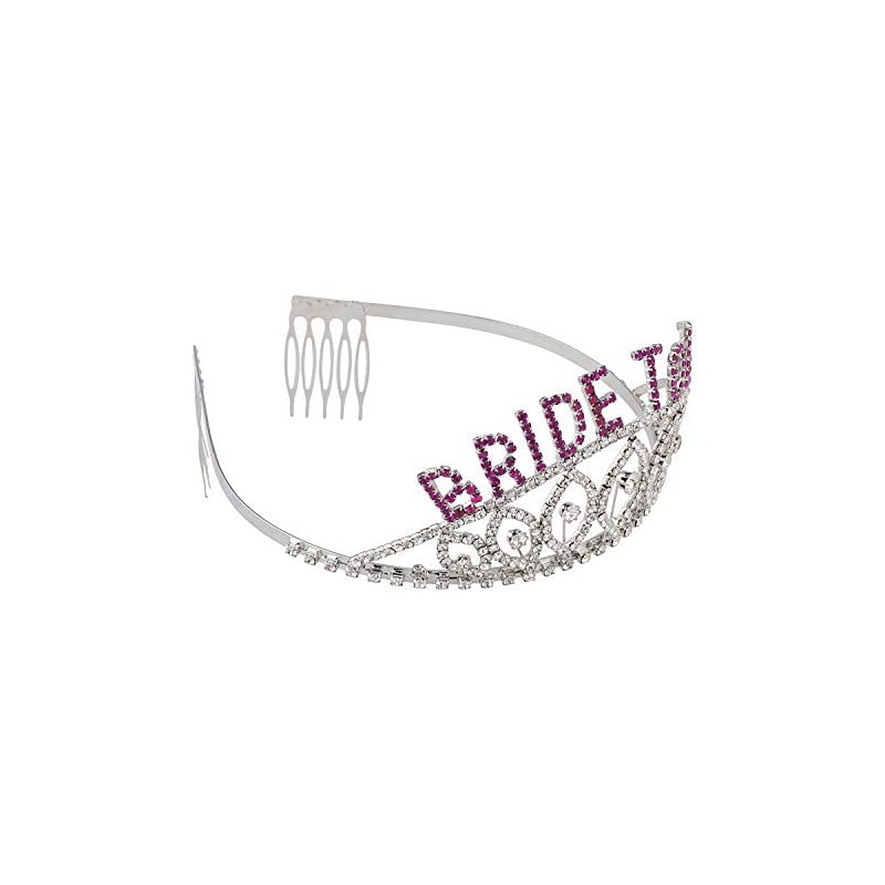 Lux Accessories Wedding Event Luxury Hair Headpiece SilverBride To Be
