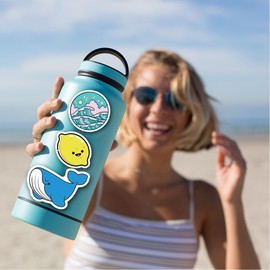 SYDALARAW 400PCS Stickers for Water Bottle, Waterproof Cute Vinyl Stickers Pack for Kids Girls Boys