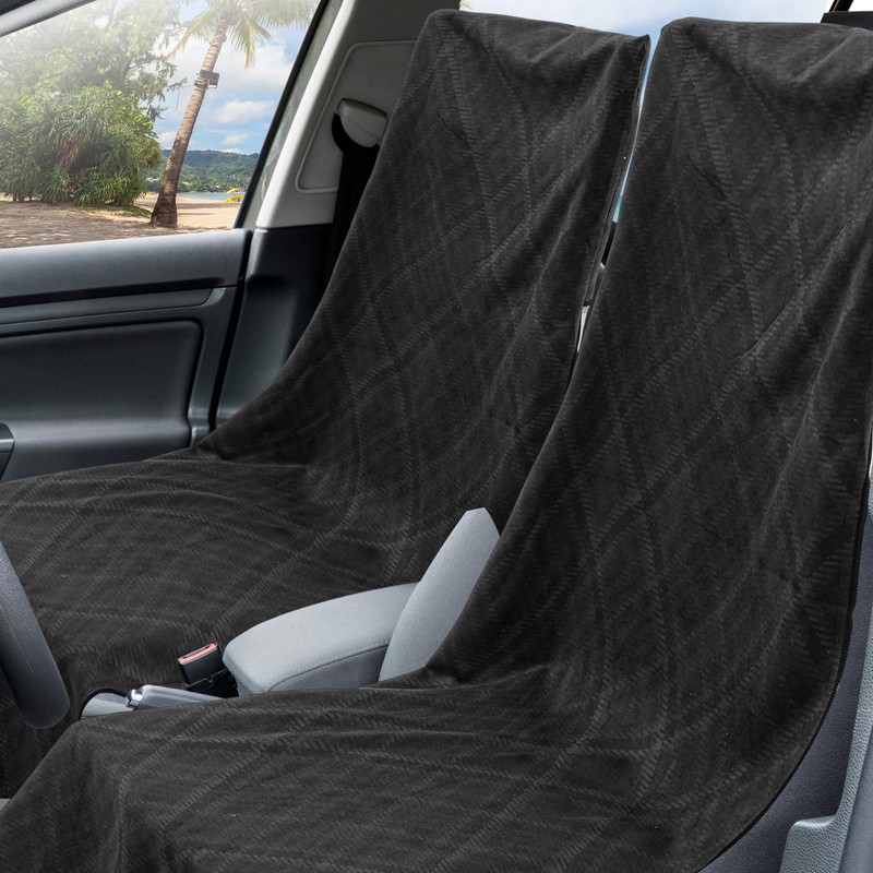 Hahafelt 2 Pack Car Seat Towel Covers with Storage Bag