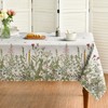 Horaldaily Spring Summer Tablecloth 60x140 Inch Rectangular, Wild Flowers Floral
