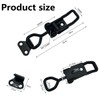 6 Pack Adjustable Toggle Clamp, Black Pull Latch Clamp,Holding Capacity