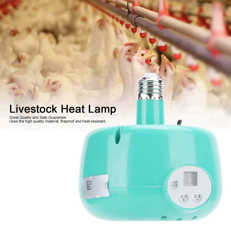 E27 Heating Lamp Adjustable Temperature Heater Thermostat for Heat Preservation