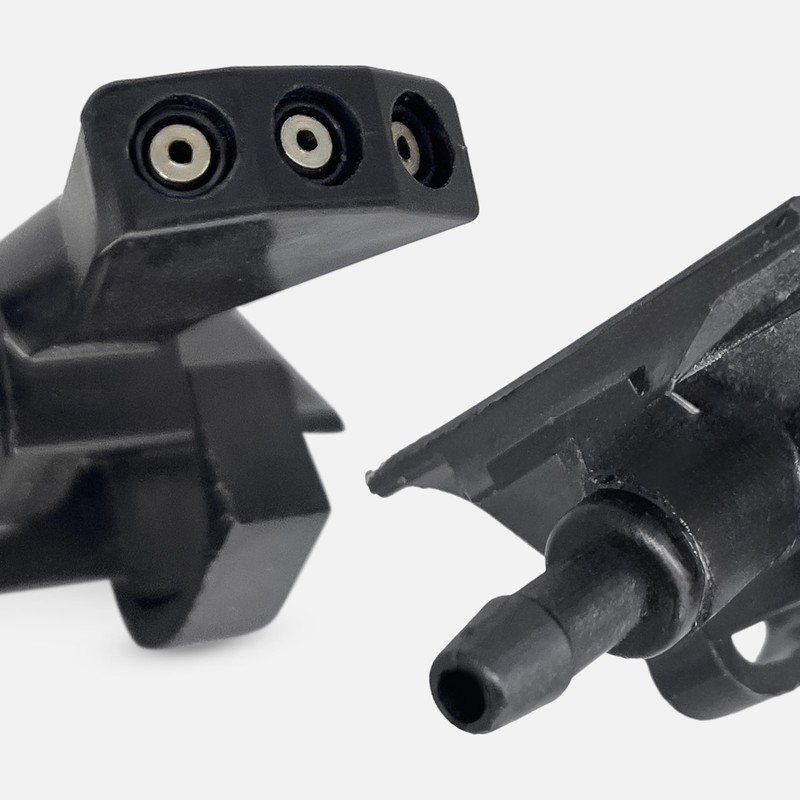 Click&Fit Adjustable Windshield Washer Nozzles Kit compatible with Mitsubishi Outlander
