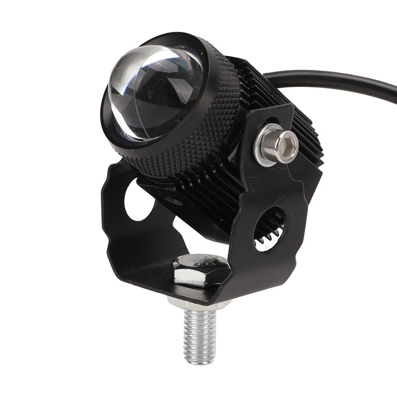 Pair Motorcycle LED Spotlight High Low Beam Yellow White Light