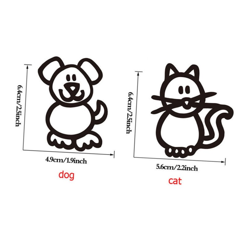 iplusmile 30pcs Reflective Car Stickers Funny Family Members Decals for
