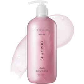 FIT YOUR SKIN TAENG TAENG Elasticity Hair Shampoo- pH 5.5 Keratin & Protein Perfumed Shampoo for Thicker, Fuller Looking Hair - Rose Garden Scent - Paraben Free - 17 fl.oz