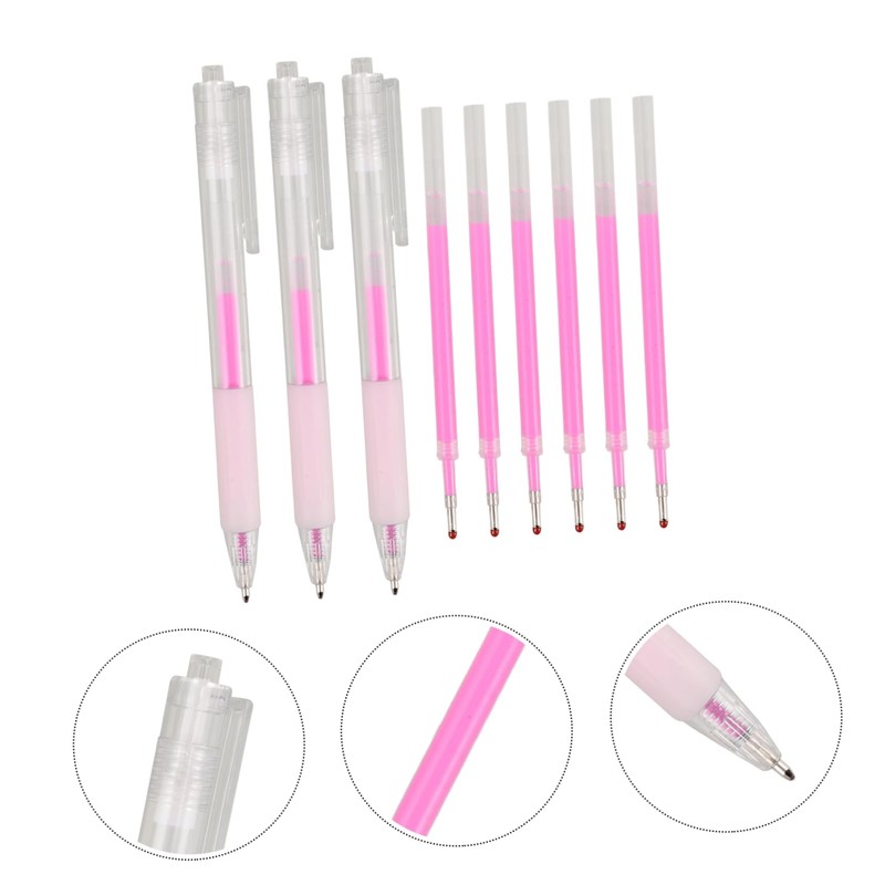 Ipetboom Microblading Pen Set 9pcs Waterproof Eyebrow Tattooing Tool for