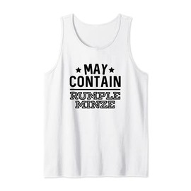 May Contain Rumple Minze Funny Alcohol Bar Crawl Tank Top