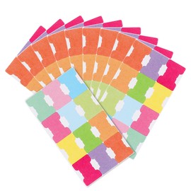 120 pcs Sticky Index Tabs, Planner Stickers, Bible Tabs, Use to Label and Organize Documents, Bibles, File Folders, Books, and More. 12 Colors (10)