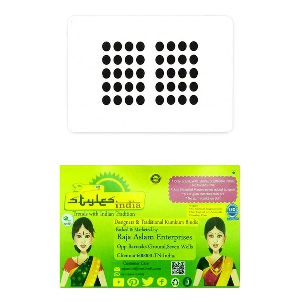 Stylesindia Sticker Kumkum Spot Bindi Tattoos Breathable Fabric, No Harmful
