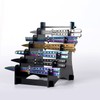 WLSANX Knife Display Stand,Acrylic Desktop Knife Holder Holds 6 Knives