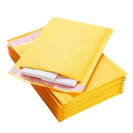 Coolpkg 200 #2 8.5 x 12 Kraft Bubble Mailers Padded Envelopes Shipping Mailing Bags