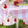 COM-FOUR® 8x tablecloth weights - weatherproof tablecloth weights with clip