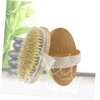 Outanaya Soft Bristle Wooden SPA Brush Remover for Handheld Body