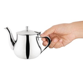 Olympia Arabian Tea Pot Stainless Steel 13Oz Infuser for Better Experience