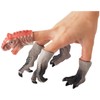 Andux Dinosaur Finger Puppets Toys Realistic Dino Head Finger Toy