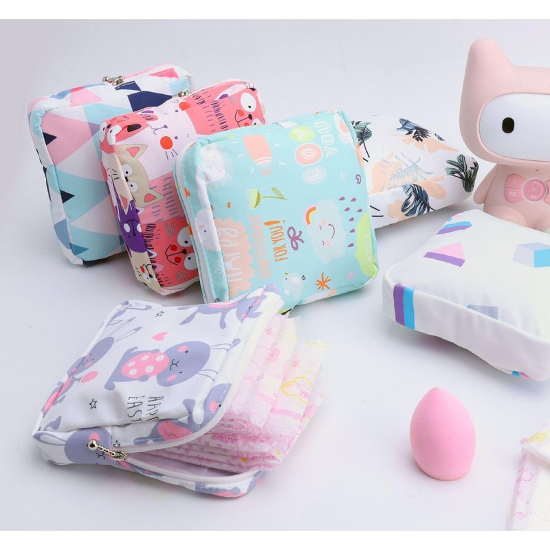 Plus Nao Makeup Pouch, Sanitary Pouch, Small Item, Women's, Multi-Pouch,