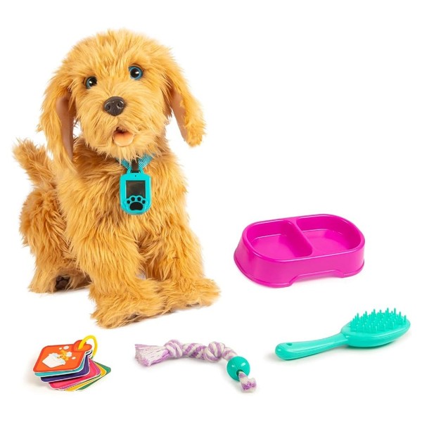 My Fuzzy Friends Moji Interactive Labradoodle - Plush Interactive Dog