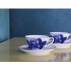 Okura Tien 30C/8211 Blue Rose Cup & Saucer, Coffee Tea,