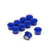 Small High Power Blue Memo Board Magnets for Fridge, Whiteboard,