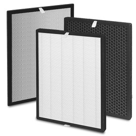 Prestivair 818 Replacement Filter 3-Stage Filtration, Compatible with Okaysou Apollo 818 Air Purifier, H13 True HEPA + Activated Carbon