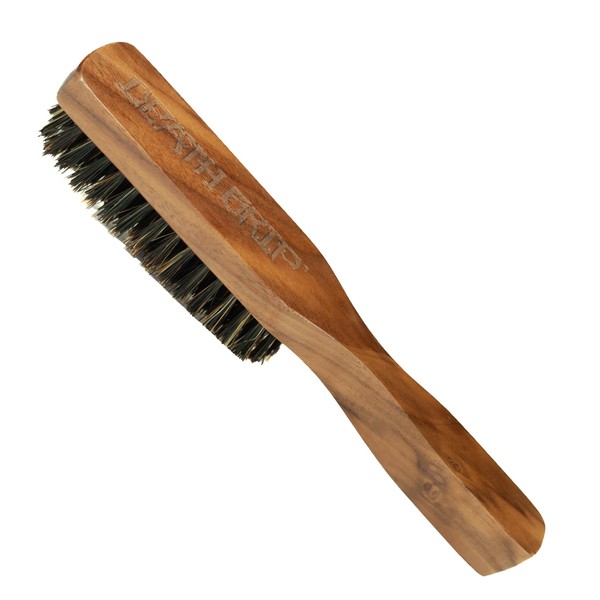 Death Grip Beard Brush and Comb (Wooden Death Grip Brush For Grooming Beards & Hair)