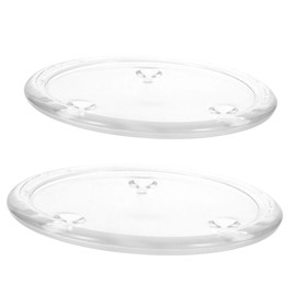 VINTORKY 2pcs Candlestick Glass Coaster Holders Tea Light Candles Tray Clear Glass Candle Plates Table Candle Trays Small Flat Candle Tray Crystal Pillar Candle Plate Column Banquet