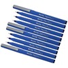FibrePoint Fineliner Pens, BLUE, Extra Fine Tip (0.5mm), Pack of