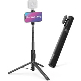 SmallRig 57.9" One-Touch Deploy Selfie Stick Tripod Stand for Phone for Android