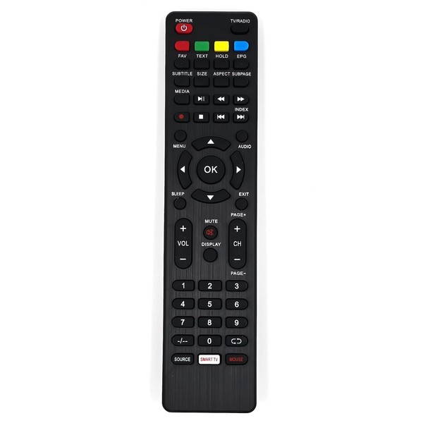 Replacement Remote Control for JTC / Jay-Tech S50U5009SB9M / S50U5113J