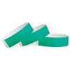 100 WristCo Pantone Green Tyvek Wristbands for Events - Comfortable